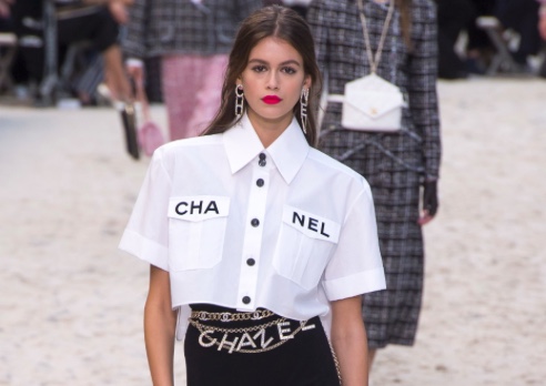 chanel button up